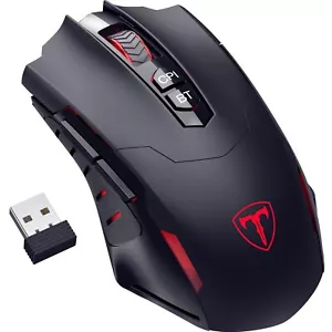 Gaming Mouse Wireless Mouse Gaming with 8000 DPI PC Gaming Mice with RGB LED - Picture 1 of 8