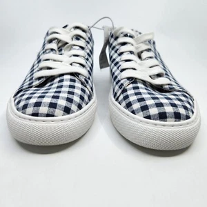 Zapatillas Tenis J Crew Talla 7 H-M Azul Guinga Nuevas Sin Caja - Imagen 1 de 19