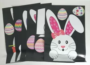Easter Bunny / Eggs Wall And Window Stickers Decals Vinyl Art Rabbit Art Holiday - Picture 1 of 8