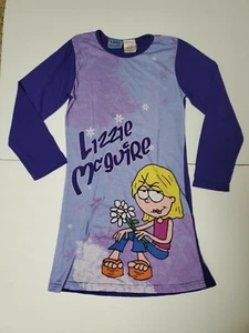 Vintage Girls Size 10/12 Disney Lizzie McGuire Nightgown Pajamas Purple HTF Rare - Picture 1 of 8