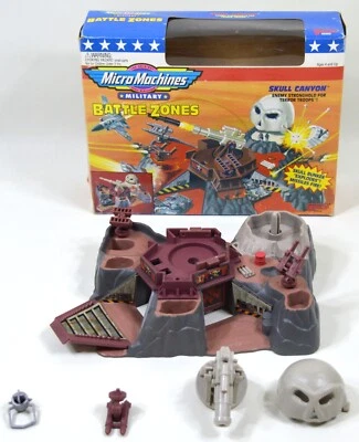 Micro Machines Skull Canyon Battle Zones Military 1993 Galoob Vintage 1990s - Image 1 of 4