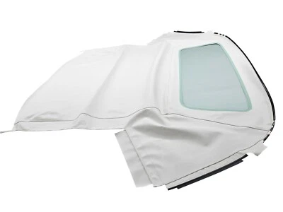 Se adapta a: Mercury Capri 1990-1994 techo blando y ventana de plástico HAARTZ vinilo blanco Foto 1 de 4