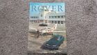 ROVER 2000 AND 3 LITRE SALOON AND COUPE SALES BROCHURE 1964-