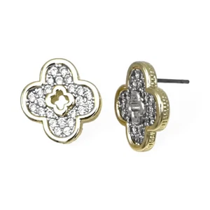 Designer Inspired, Flower Double Drop Dangle Earrings & Studs - Picture 1 of 35