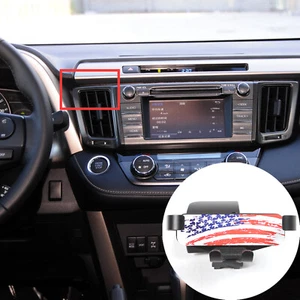 Car Dash Air Vent Side Phone Mobile Holder For Toyota RAV4 2013-2019(US Flag) - Picture 1 of 10