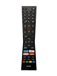 LOGIK L32SHE22 SMART TV REMOTO NETFLIX YOUTUBE PRIME 30102235 RC4310 NUEVO GENUINO - Imagen 1 de 1