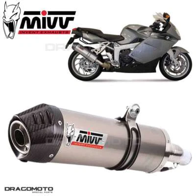 Scarico BMW K 1200 R / S 2005 2006 MIVV Oval Titanio CC Foto 1 de 3