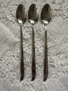 Oneida Community TWIN STAR Juego de 3 cucharas de té heladas de acero inoxidable de 7 1/2" excelente - Imagen 1 de 9
