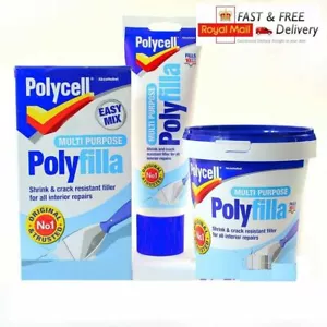 Multi Purpose Filler | Powder or Ready Mixed | Polycell Polyfilla One Hour - Picture 1 of 4