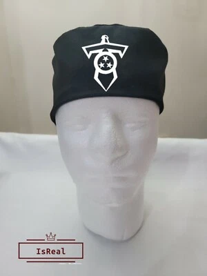 Tennessee Titans Men's Scrub Cap, Surgical Cap, Chemo Hat, Skull Cap, black  - Image 1 of 4