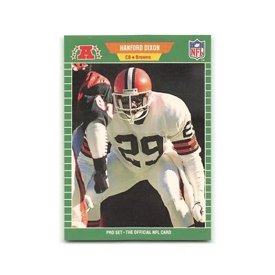 Hanford Dixon 1989 Pro Set #75 Cleveland Browns Football Card NM - Image 1 of 3
