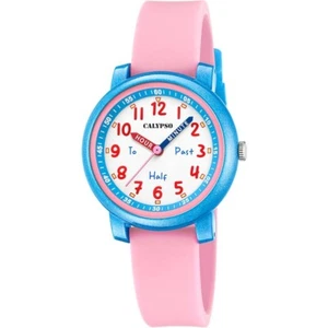 Reloj Calypso My First blanco y azul correa silicona rosa K5827/2 - Imagen 1 de 1
