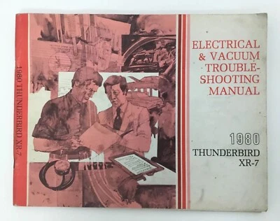 1980 Thunderbird XR-7 Electrical & Vacuum Trouble-Shooting Manual  - Image 1 of 4