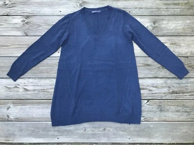 Suéter para mujer Mark & Spencer azul manga larga cuello en V suéter talla 12 Foto 1 de 4