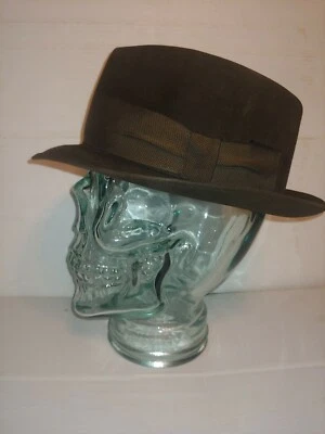 Vintage Stetson Royal Deluxe Gun Club Fedora Felt Wool Hat | Size 7 - Image 1 of 4