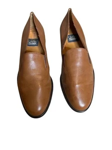 Selby Women's Light Brown Leather Activeflex Style Whysper Slip-On Flats Size 10 - Picture 1 of 10