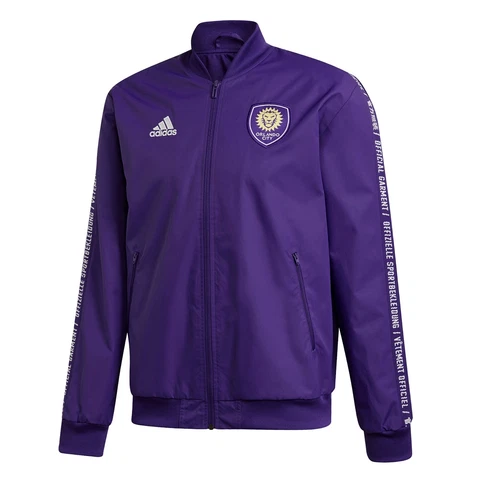 Adidas MLS Orlando City SC Anthem Jacket Full-Zip Purple/White Cover