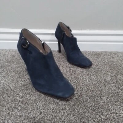 Botines de aguja azul marino con cremallera al tobillo Penny edición 27 naturalizador naturalizador talla 5,5 para mujer Foto 1 de 4