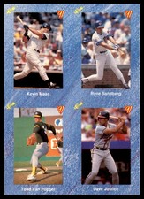 1991 Classic I Todd Van Poppel/David Justice/Ryne Sandberg/Kevin Maas Oakland