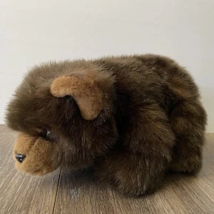 Bearington Collection Bear Plush Brown Grizzly Realistic Stuffed Animal Toy 13" - Picture 1 of 10
