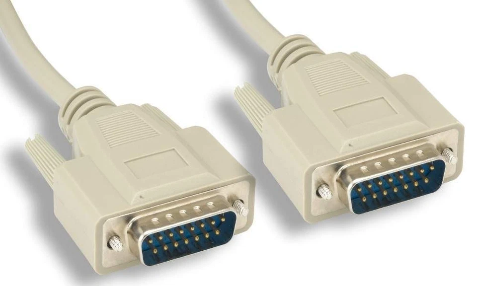 Cable DB15 macho a macho 10 pies DA15 Foto 1 de 1