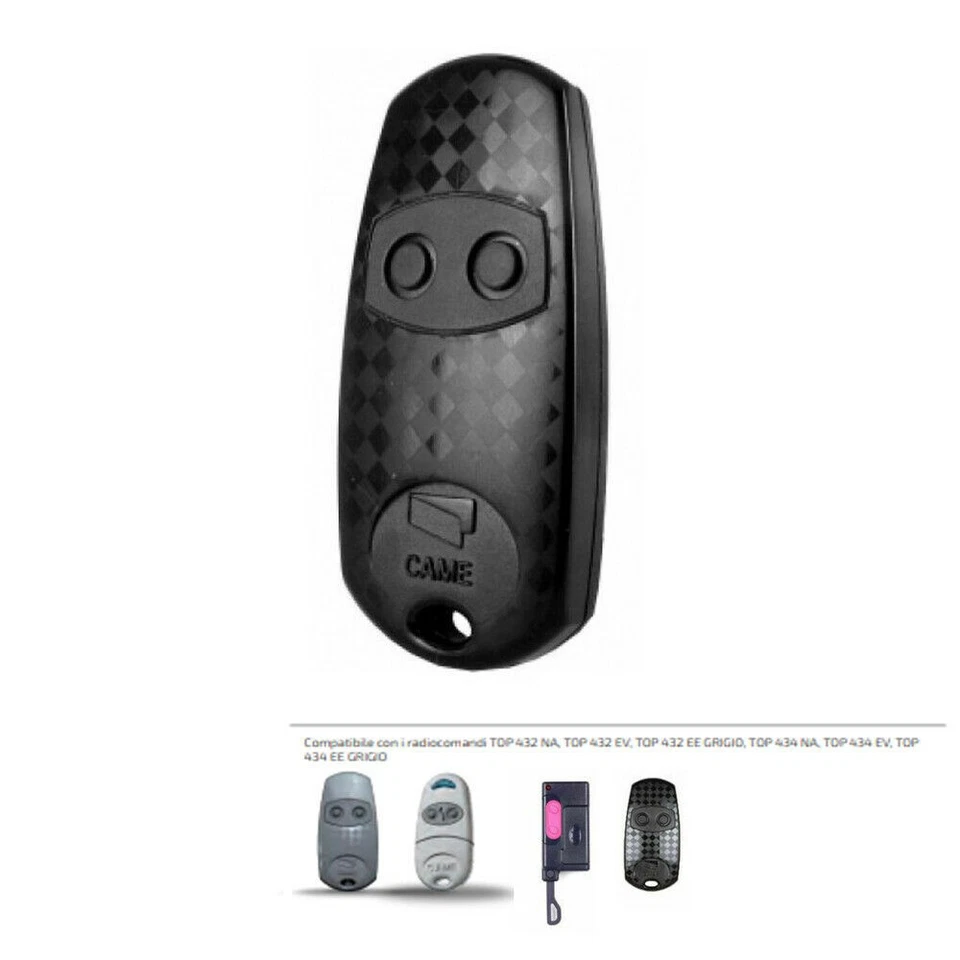 TELECOMANDO RADIOCOMANDO APRICANCELLO BICANALE CAME 432EE EX TOP432EV TOP432NA
