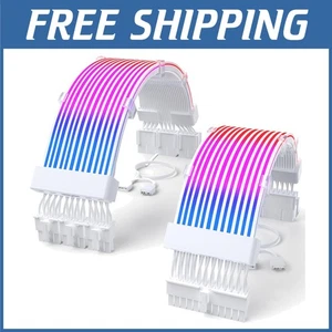 RGB PSU Cable Extension Kit with Soft LED Stripes - Picture 1 of 2