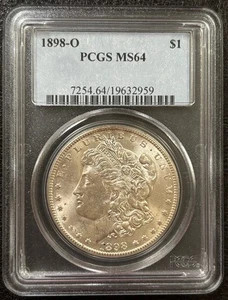 1898 O Morgan Silver Dollar $1 PCGS MS64 (#19632959) - Picture 1 of 6