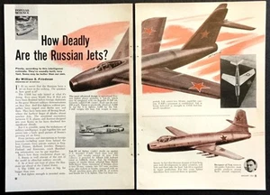 Russian Jets 1951 pictorial Yak Mig La Yakovlev Lavochkin Mikoyan Ilyushin - Picture 1 of 3