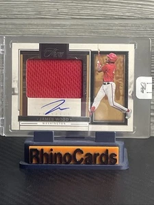 2024 Panini Three and Two James Wood Prospect Jersey Auto /99 Nationals - Bild 1 von 4