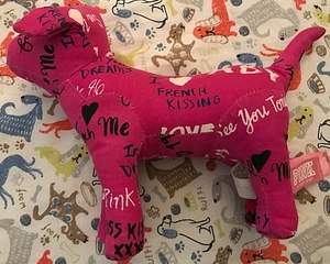 VICTORIA'S SECRET PERRO ROSA - ¡Mascota icónica cachorro de peluche! "LOVE" - Imagen 1 de 2