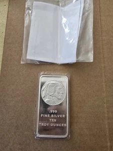 10 oz. Silber Silvertowne Buffalo Barren .999 Feinsilber WHS22 - Bild 1 von 6