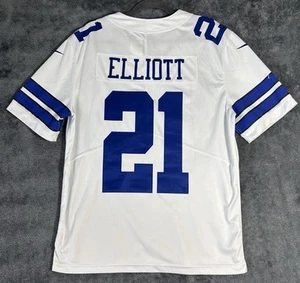 Nike NFL Dallas Cowboys Ezekiel Elliott #21 Jersey White L Game Mens - Picture 1 of 13