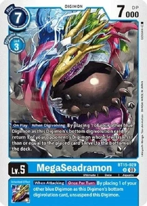 MegaSeadramon - BT15-029 - U - Exceed Apocalypse #BT15-029 Digimon TCG - Picture 1 of 1