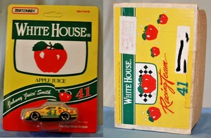 Jugo de manzana de la Casa Blanca #41 Johnny Juice Smith caja de cerillas 1:64 con caja de correo - Imagen 1 de 4