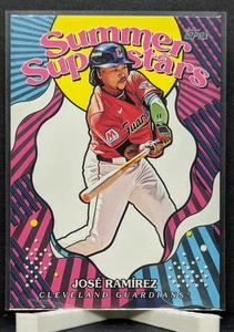 2025 Topps Series 2 Summer Superstars #SS-12 Jose Ramirez NM - Picture 1 of 2