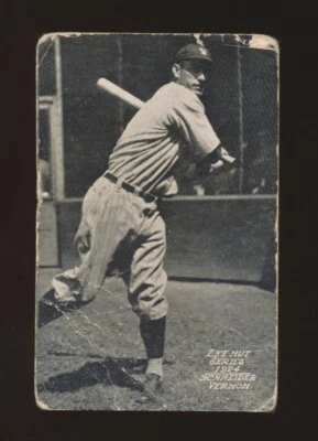 1924 Zeenut (PCL) -PETE SCHNEIDER (Vernon Tigers) 1914-1918 Reds, 1919 Yankees - Image 1 of 2
