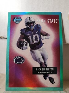 Nick Singleton 2023 Bowman Chrome University Aqua Refractor /150 1955 Rookie