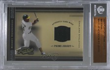 2004 Playoff Prime Cuts Prime Materials /50 Rickey Henderson #44 HOF