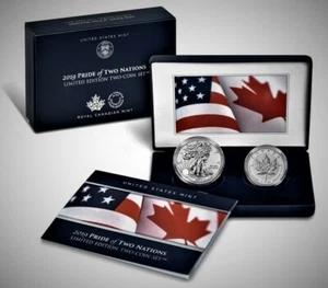 2019 Pride of Two Nations Limited Edition Two Coin Set,On Hand proof reverse V7 - Picture 1 of 9