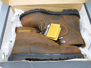 Stivali da lavoro Carhartt - punta acciaio uomo taglia 9 D NUOVI con scatola - modello #3906 impermeabili - Foto 1 di 17