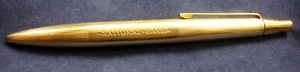 "National Bank" Ballpoint Pen 14ct Rolled Gold - Picture 1 of 3