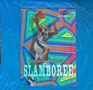 STEPHEN MARBURY 1999-00 FLEER MYSTIQUE SLAMBOREE 423/999 NEUE TRIKOTNETZE - Bild 1 von 2