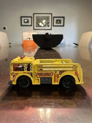 2012 Hot Wheels Fire Eater Fire Truck Yellow Race Rods Multipack Exclusive - Image 1 of 4