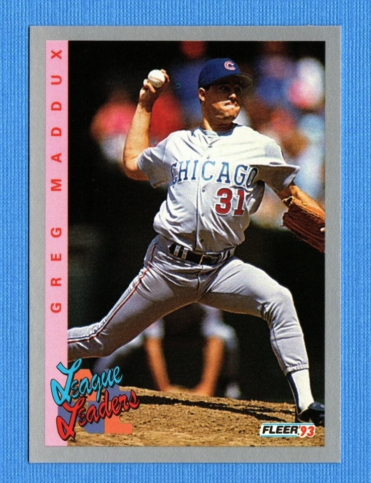 1993 Fleer #707 Greg Maddux LL Chicago Cubs - Image 1 of 1