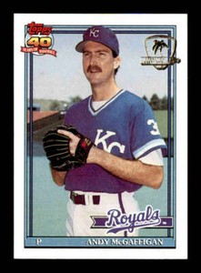 1991 Topps Desert Shield #671 Andy McGaffigan   NMMT X2372577
