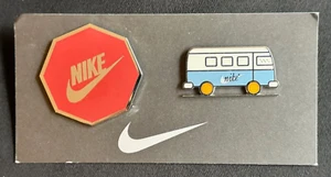 NEW Nike Employee Digital Shop Lapel Pin Set Octagon VW Volkswagen Vanagon Bus - Picture 1 of 4
