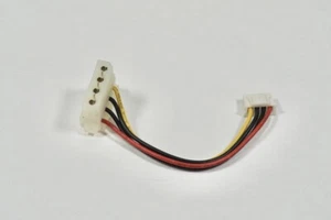 Molex To Floppy Power Cable Computer Power Suppy Accessory DIY - Picture 1 of 4