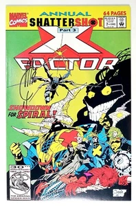 X-FACTOR Annual Shattershot #7 Signed Joe Quesada (1992) Marvel Comics - Picture 1 of 2