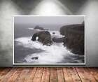Enys Donan Sea Arch | Lands End Longships Lighthouse, Cornwall Seascape Prints